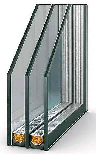Двухкамерный стеклопакет Двухкамерный стеклопакет